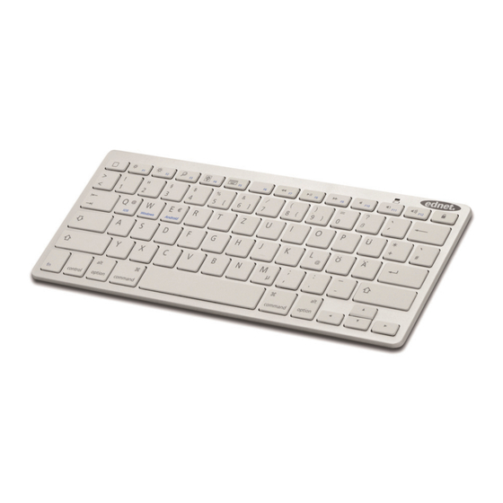 Ednet TASTATUR Quick Installation Manual