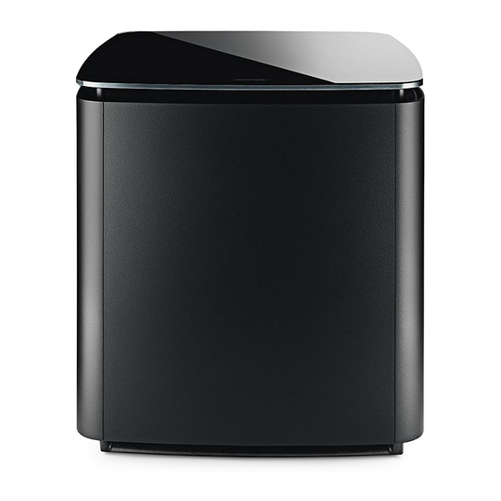 Bose ACOUSTIMASS Owner's Manual