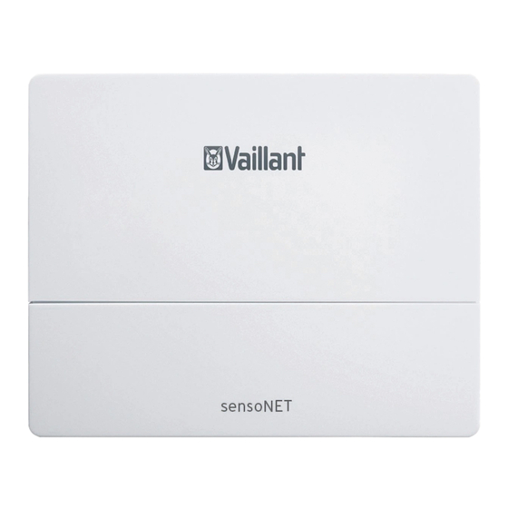 Vaillant VR 920 Operating And Installation Instructions