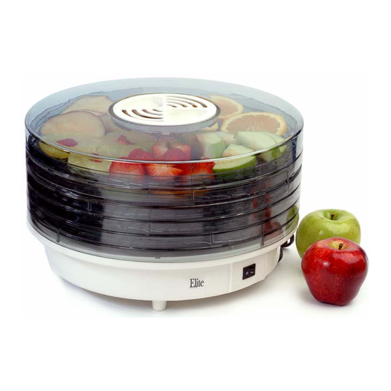 Maxi-matic Elite Gourmet EFD-1010 Instruction Manual
