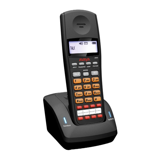 Avaya 3920 User Manual