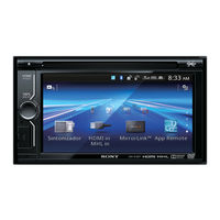 Sony XAV-712BT Operating Instructions Manual