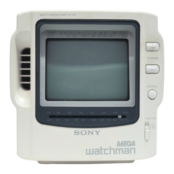 Sony FD-525 Manuals