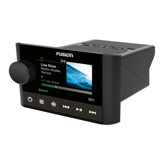 Fusion Apollo MS-SRX400 Owner's Manual