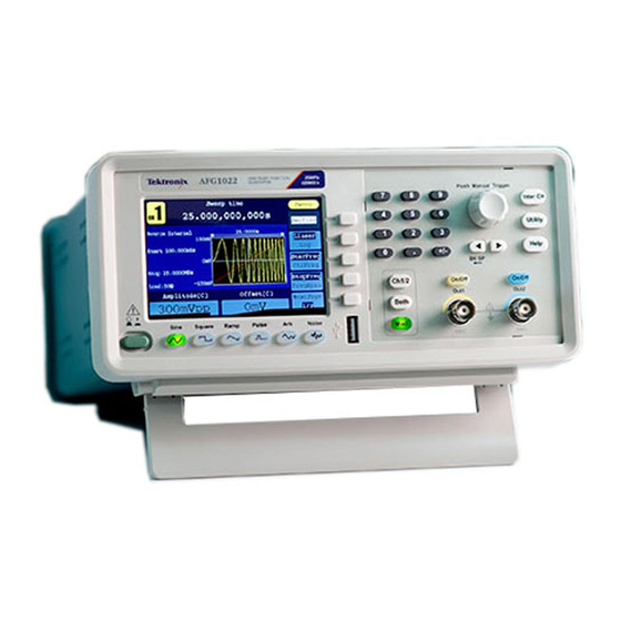 Tektronix AFG1000 Series Instructions Manual