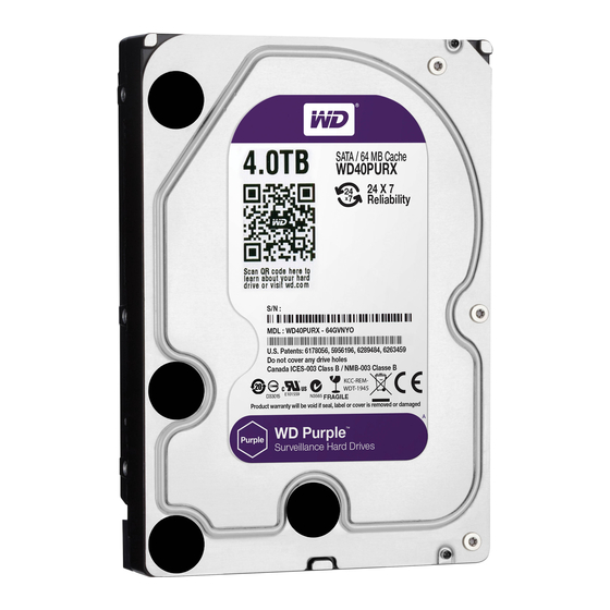 Western Digital WD40PURZ Technical Reference Manual