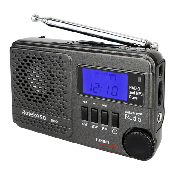 Retekess TR601 User Manual