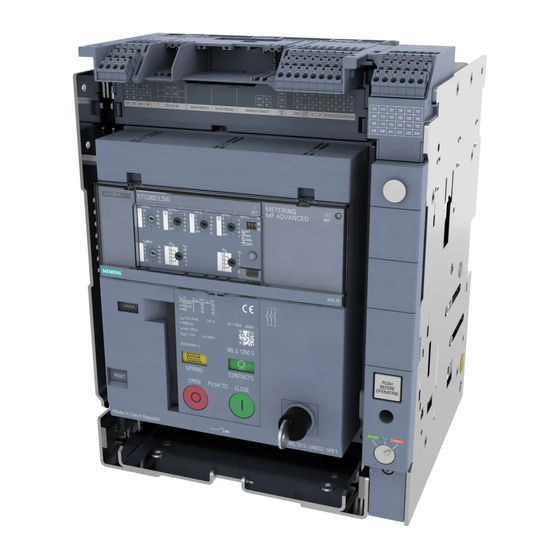 Siemens SENTRON 3WL10 Series Manual