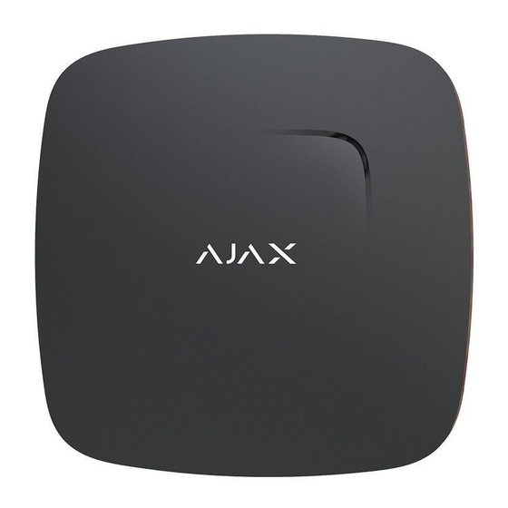 AJAX FireProtect Plus Quick Start Manual