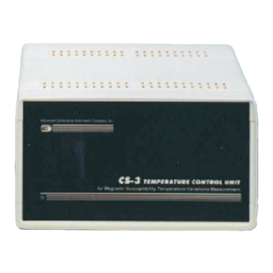 AGICO CS-3 Service Note