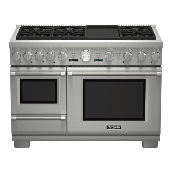 Thermador Professional Pro Grand PRD48JDSGU/09 Use And Care Manual