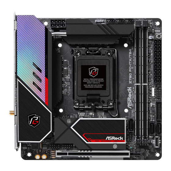 ASROCK Z790 PG-ITX/TB4 User Manual