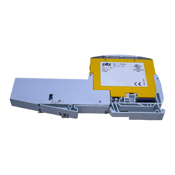 Pilz PSSu E S 2AI U Operating Manual