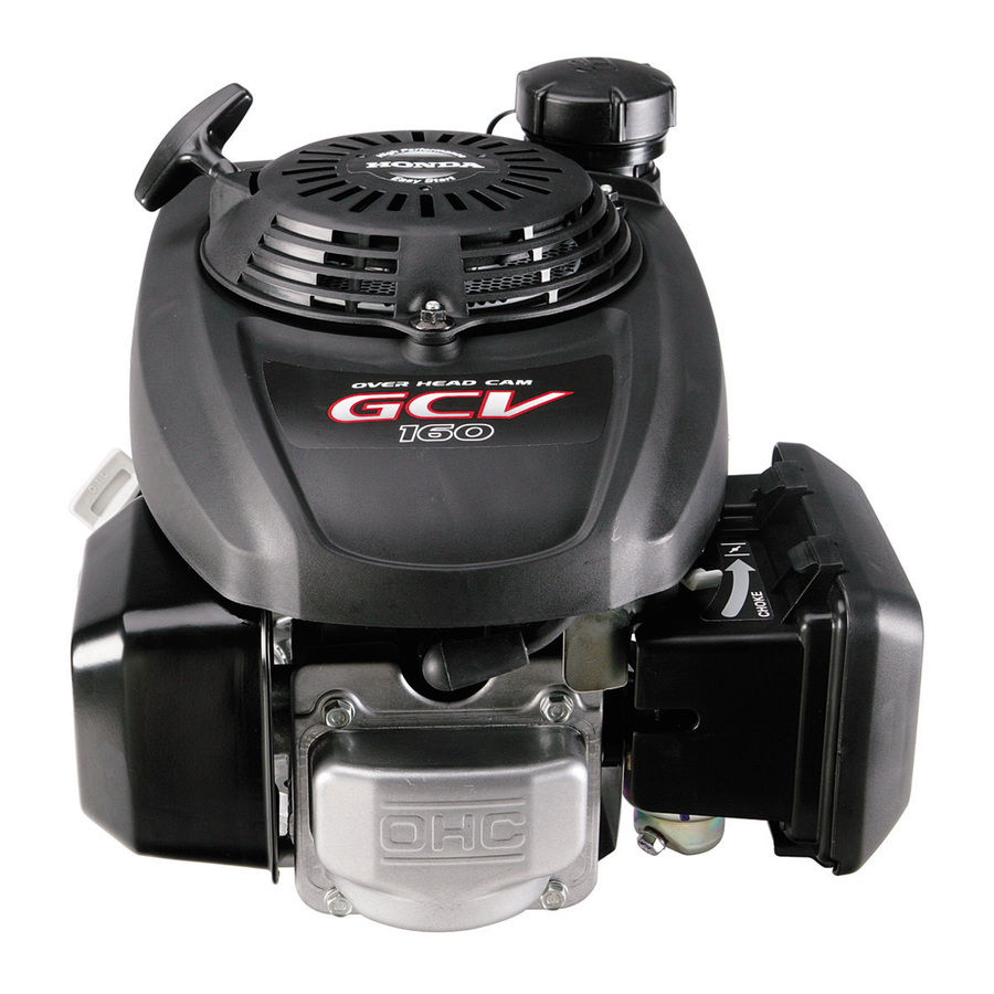 Honda GCV160 Manual