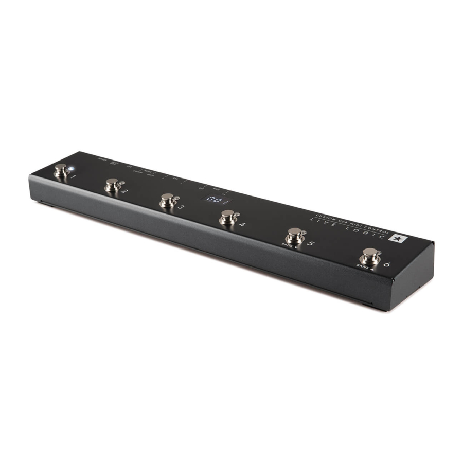 Blackstar LIVE LOGIC - USB MIDI CONTROLLER Manual