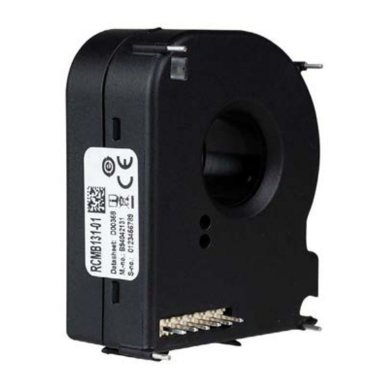 Bender RCMB131-01 Manual