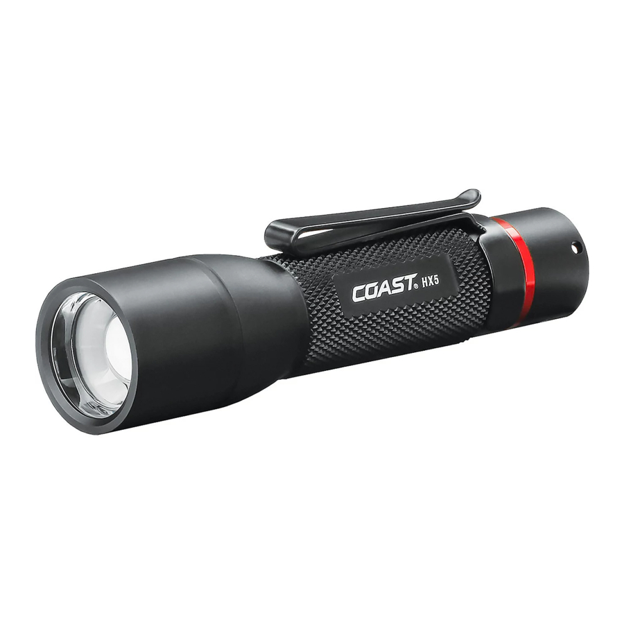 Coast HX5 Manual