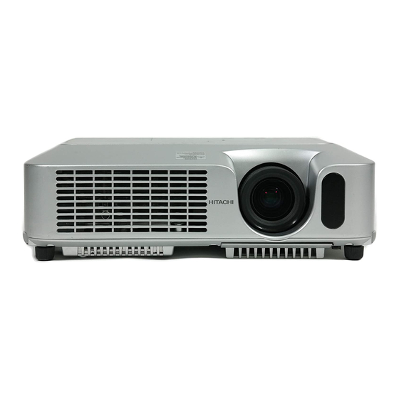Hitachi CP-X251 User Manual – Operating Manual