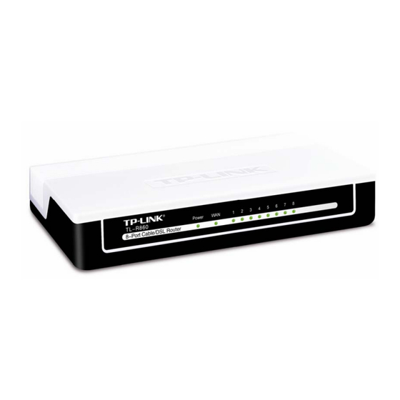 TP-Link TL-R860 User Manual