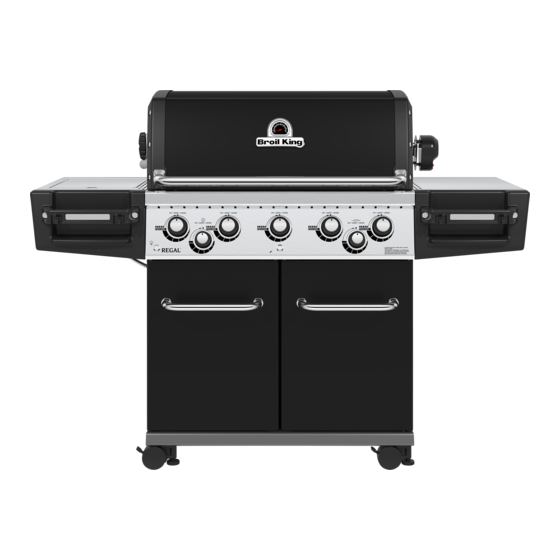 Broil King REGAL 590 Assembly Manual & Parts List