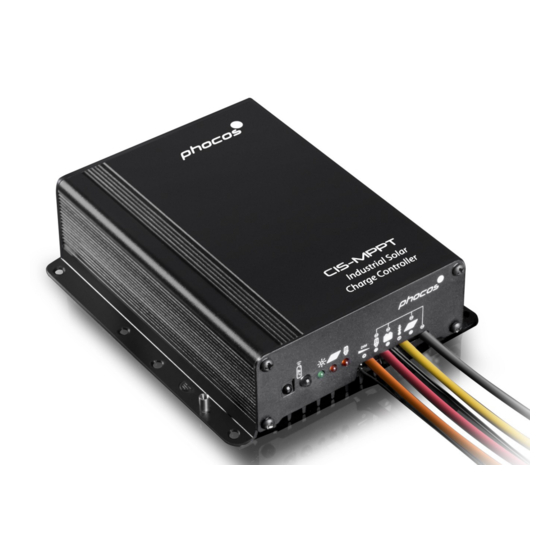 Phocos CIS-MPPT 85/20 User Manual