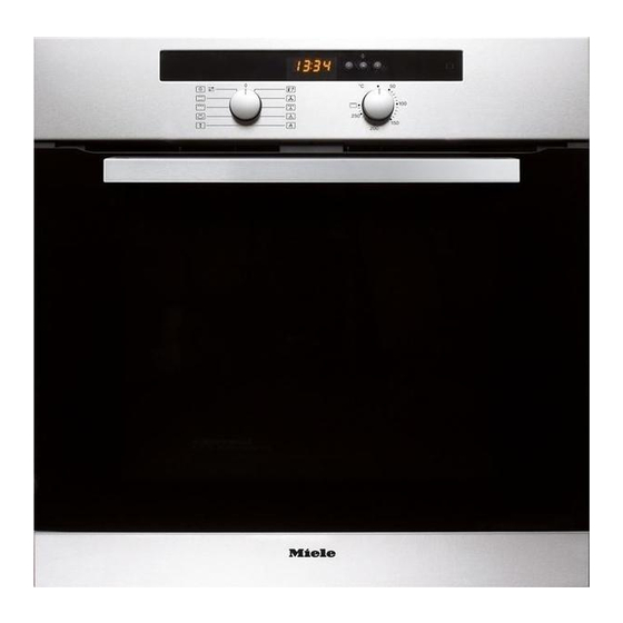 Miele H 4412 BP Operating And Installation Instructions