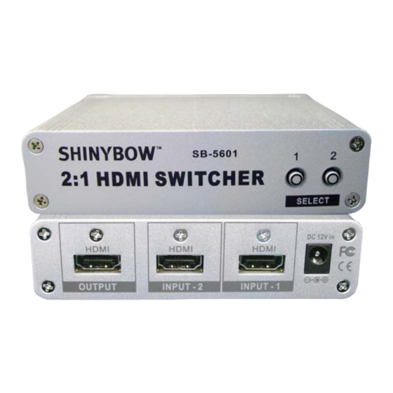 Shinybow USA SB-5601 Instruction Manual