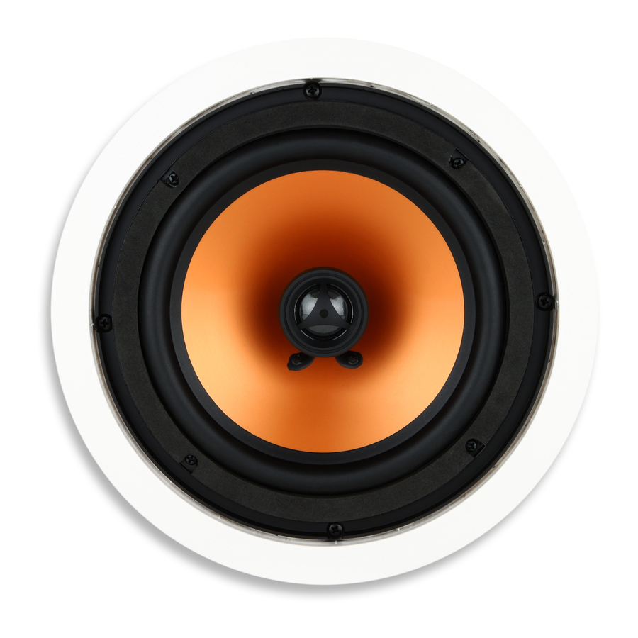 Micca M-8C/M-6C - 8" and 6.5" 2-Way In-Ceiling Speakers Manual