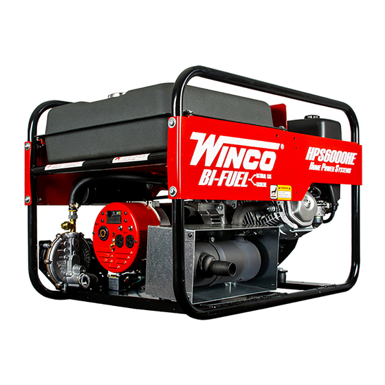 Winco Home Power HPS6000HE/E Owner's Manual