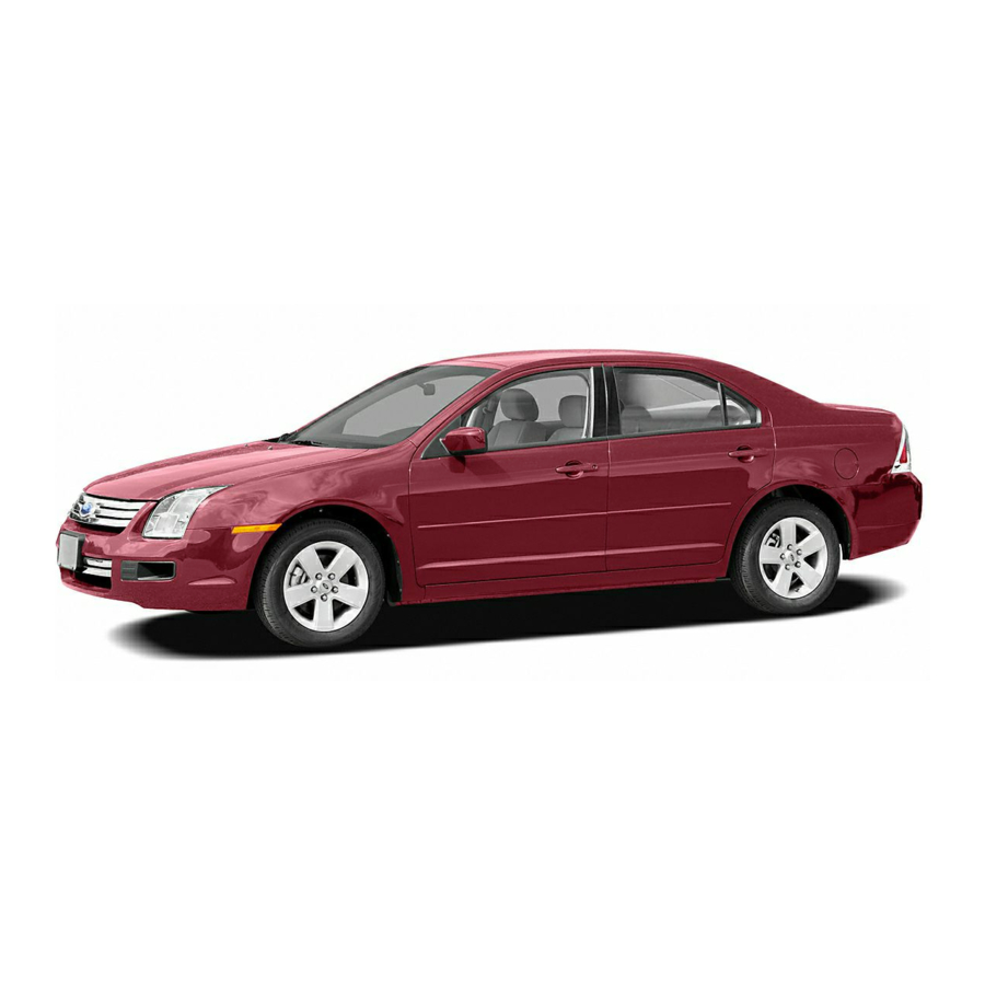 Ford 2006 Fusion Owner's Manual