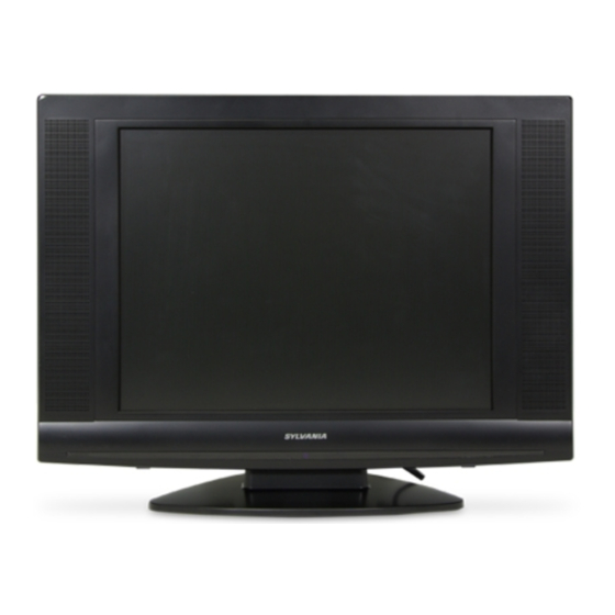 Sylvania LC200SL8 20 Inch Flat Screen S Video LCD Color TV W/ Instruction  Manual