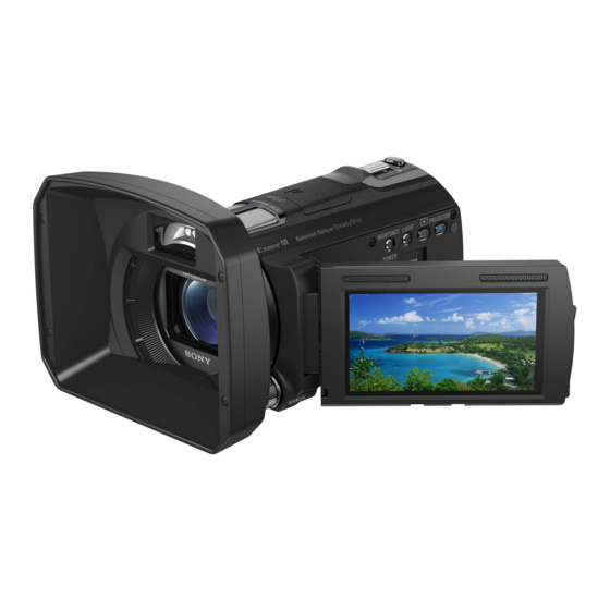 SONY HANDYCAM HDR-CX760V GUIA DE OPERACIONES Pdf Download | ManualsLib