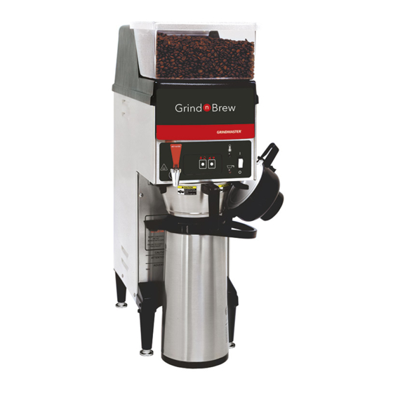 GRINDMASTER GRIND’N BREW10H OPERATION AND INSTRUCTION MANUAL Pdf