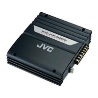 JVC KSAX3002 - Compact Power Amplifier Instructions Manual