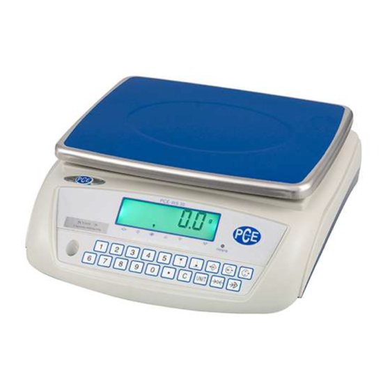 PCE Instruments PCE-WS 30 Manual