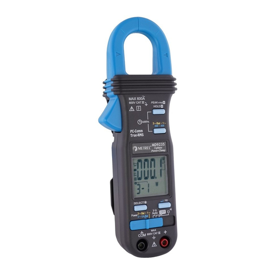 METREL MD 9235 User Manual