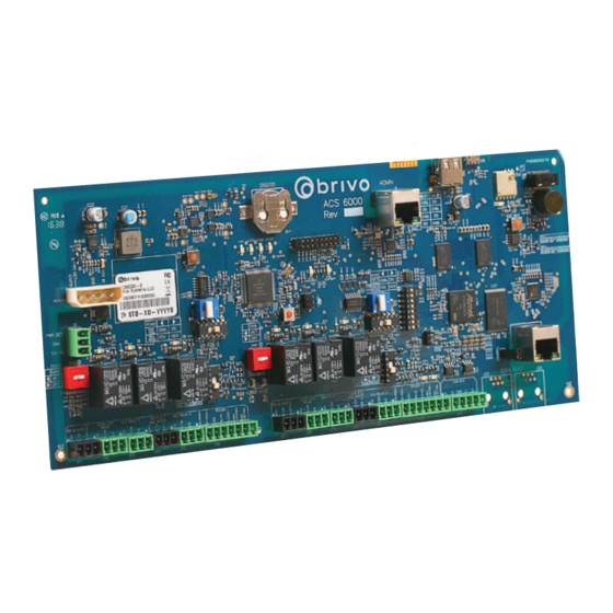 Brivo ACS6000 Networking Manual
