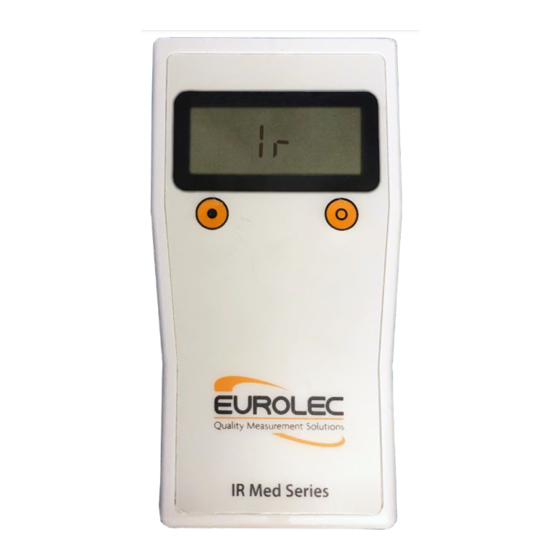 Eurolec IR Med Series Manuals