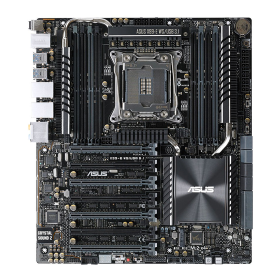 Asus X99-E WS/USB 3.1 Manual