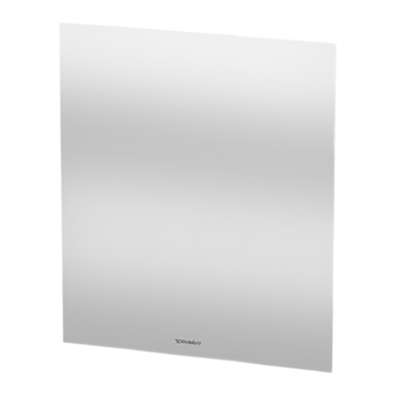 DURAVIT LM 7815 Mounting Instructions