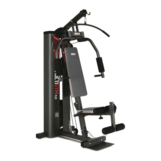 BH FITNESS Multigym Plus G112B Instructions For Assembly And Use