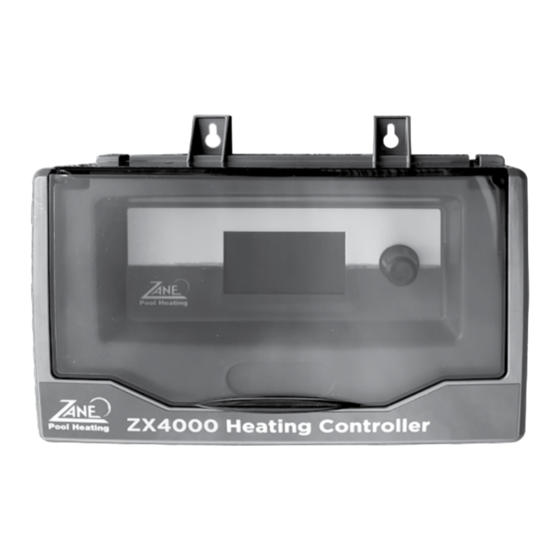 Waterco ZANE ZX4000 Installation And Operation Manual