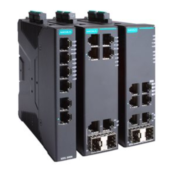 Moxa Technologies SDS-3006 Series Quick Installation Manual