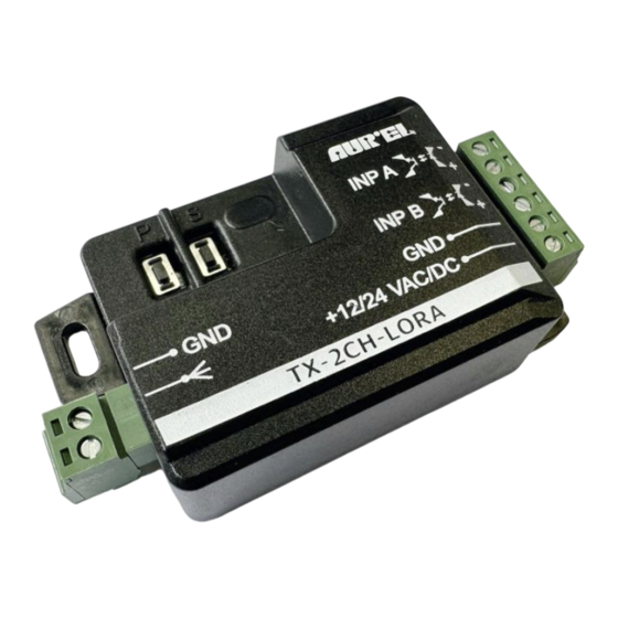 AUREL TX-2CH-LORA User Manual