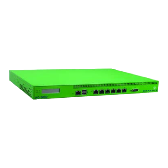 Nomadix Access gateway User Manual