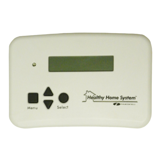 Field Controls HHSC+ User Manual