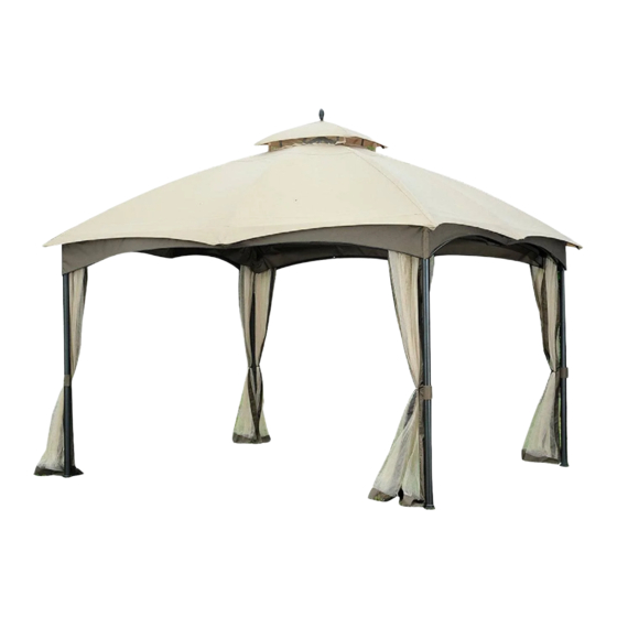 HAMPTON BAY L-GZ933PST Canopy Replacement Manuals