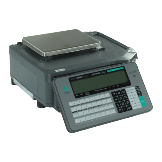 Rice Lake Digi DC-400 Counting Scale Manuals