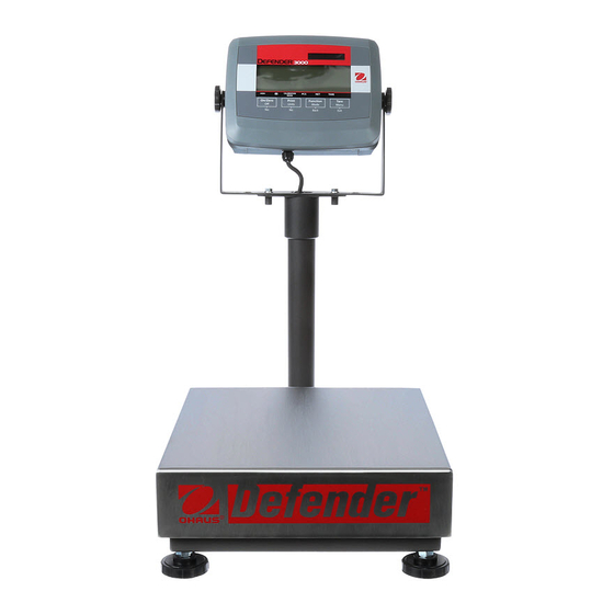 OHAUS 3000 Series User Manual