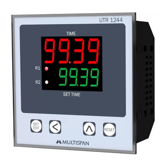 MULTISPAN UTR-1244 Quick Start Manual